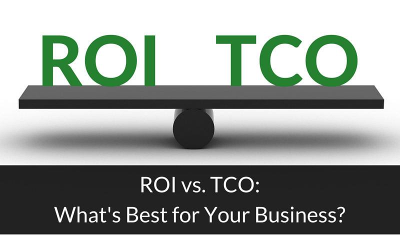 ROI or TCO Better for B2B Sales and Value Selling